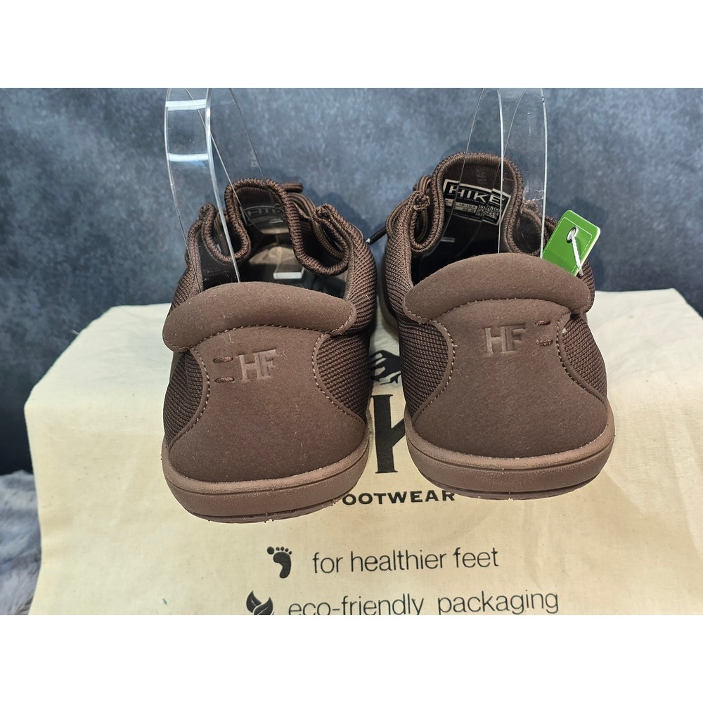 NWT Hike Footwear Reed Barefoot Shoes Dark Brown Loafers EU 43 Mens 10/10.5 - Picture 3 of 7